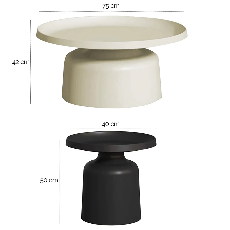 Tables basses gigognes PALMIER – Image 2